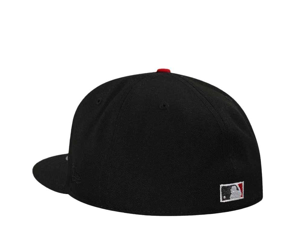 New Era Cincinnati Reds Black Throwback Edition 59Fifty Fitted Cap
