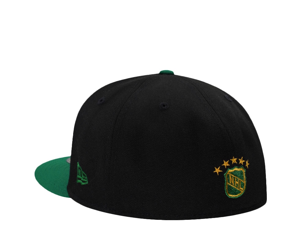 New Era Minnesota North Stars 25th Anniversary Black Two Tone Edition 59Fifty Fitted Cap