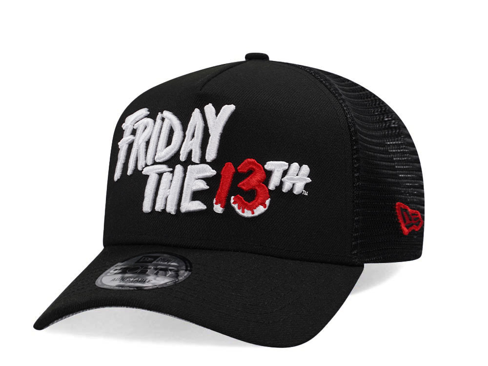 New Era Friday the 13th Black Trucker Prime Edition 9Forty A Frame Snapback Cap