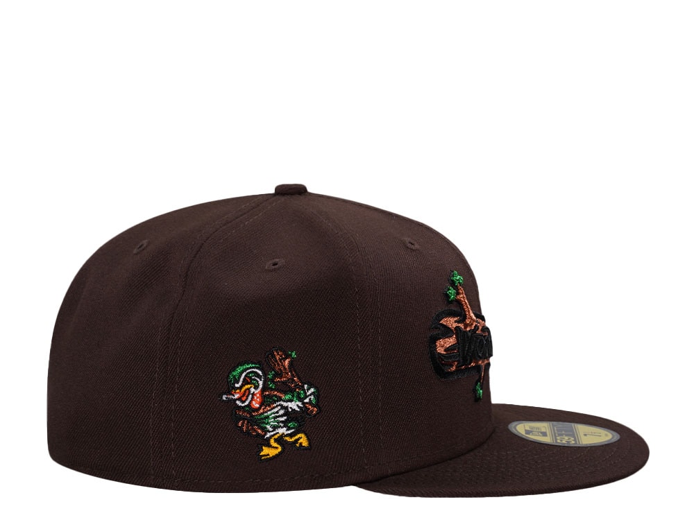 New Era Down East Wood Ducks Brown Prime Edition 59Fifty Fitted Cap