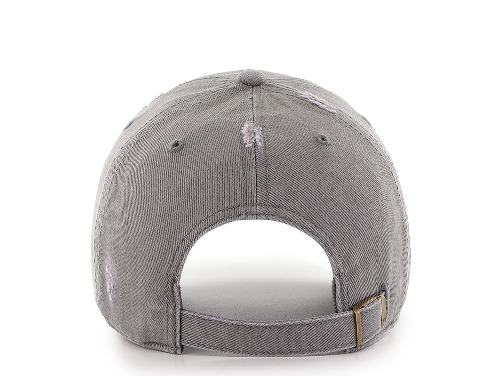 47 Brand Los Angeles Kings Weathered Gray Clean Up Strapback Cap