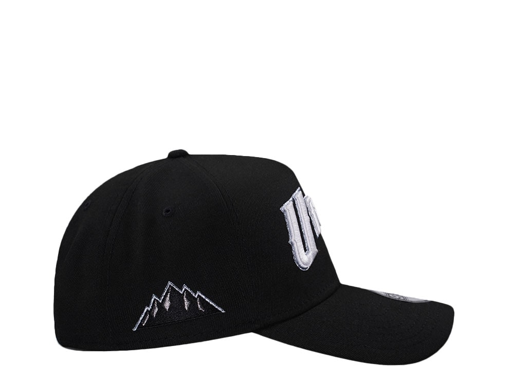 New Era Utah Jazz Black Prime Edition 9Forty A Frame Snapback Cap