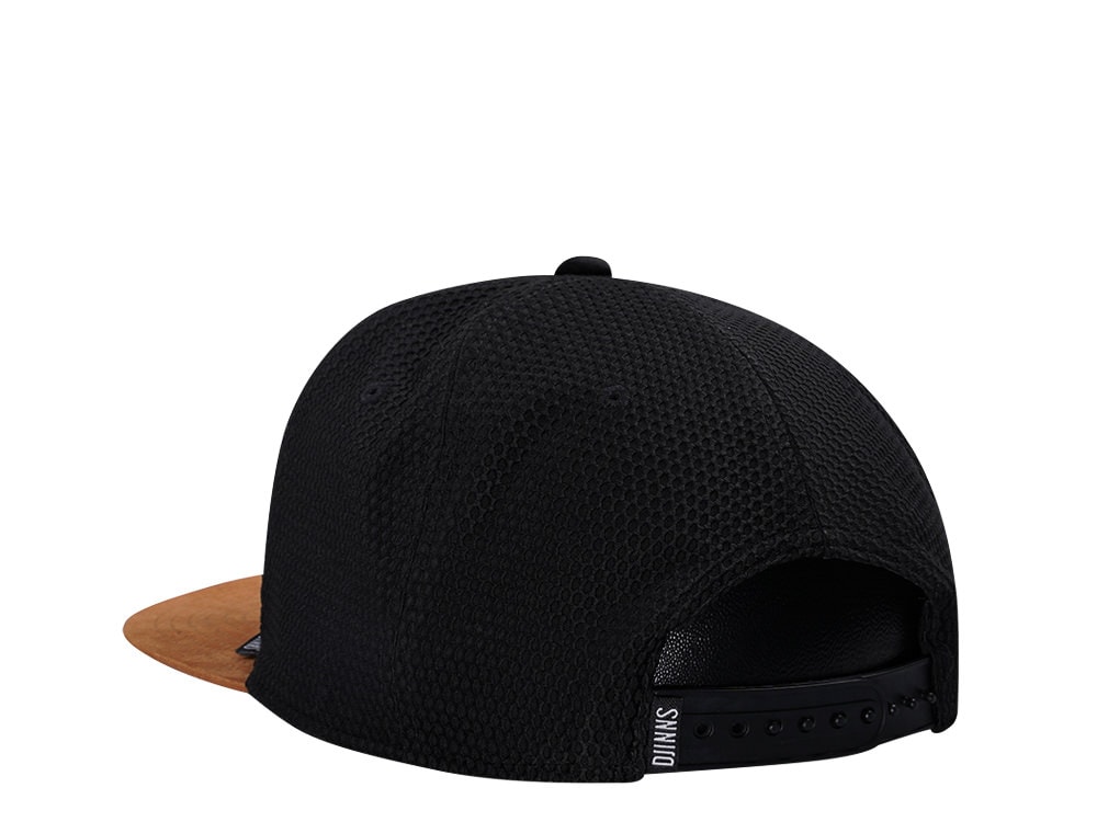 Djinns Honey Knit Black Snapback Cap