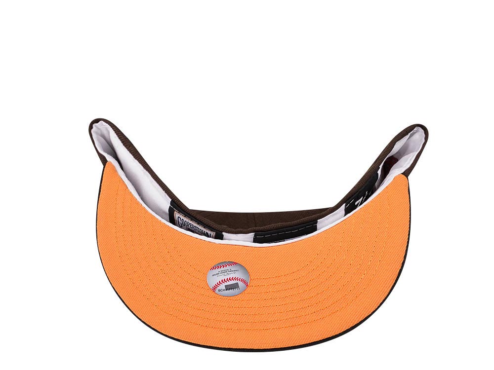 New Era Houston Astros Silver Anniversary Chocolate Mango Edition 59Fifty Fitted Cap