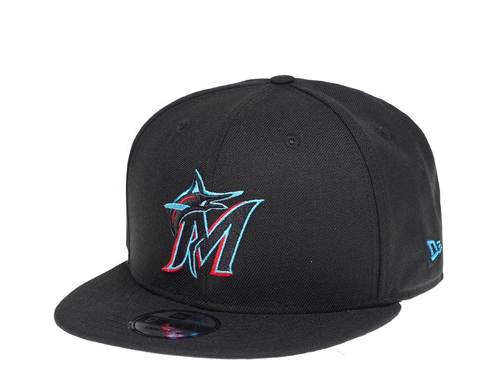 New Era Miami Marlins Black Edition 9Fifty Snapback Cap