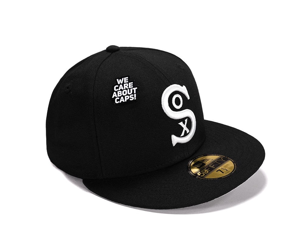 Family Pin We care about Caps! Black and White Edition