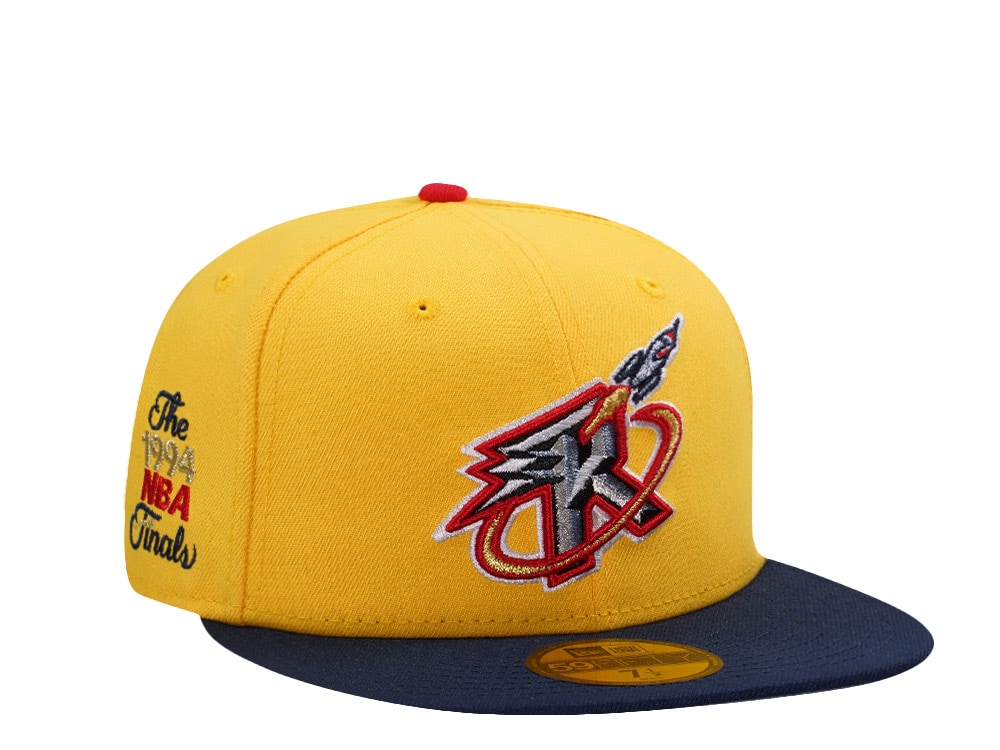 New Era Houston Rockets NBA Finals 1994 Yellow Two Tone Edition 59Fifty Fitted Cap