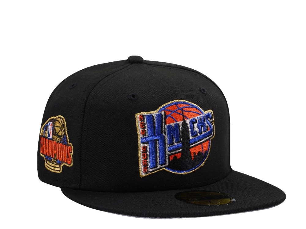 New Era New York Knicks NBA Finals Champions 2026 Black Prime Edition 59Fifty Fitted Cap
