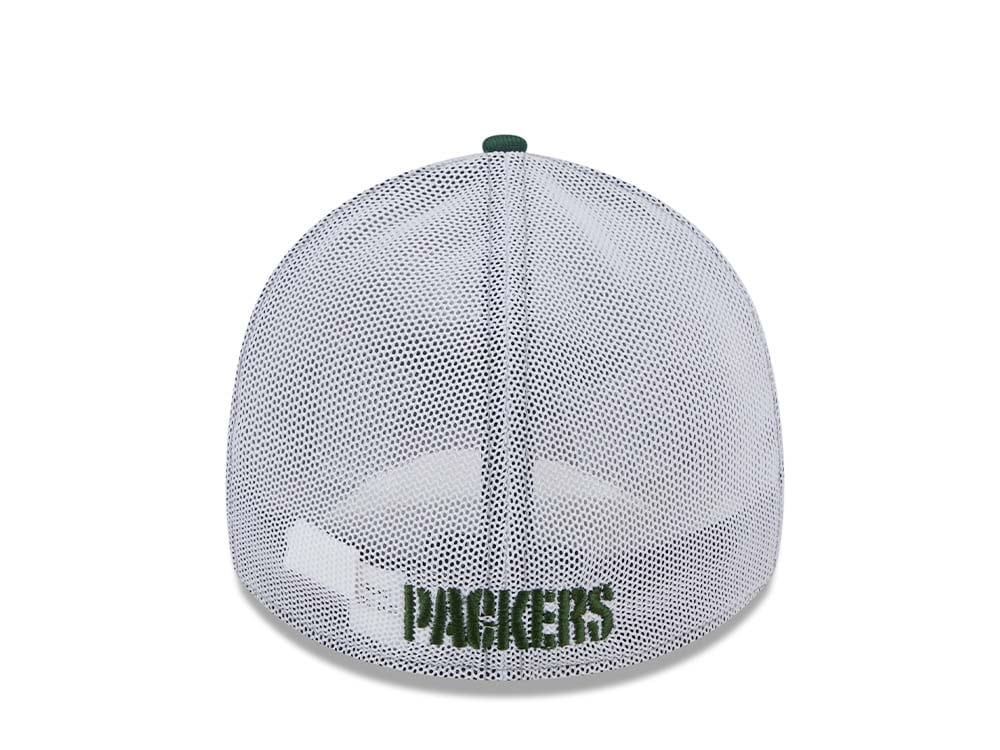 New Era Green Bay Packers Heather Trucker Two Tone Edition 39Thirty Stretch Cap