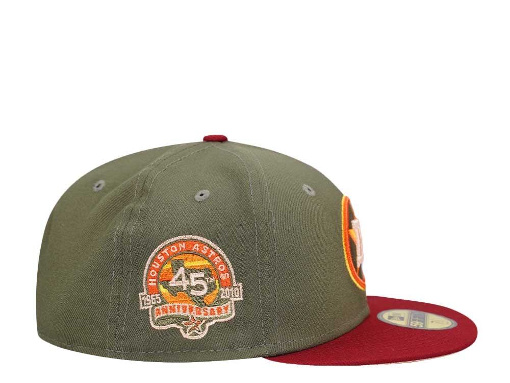 New Era Houston Astros 45th Anniversary Olive Two Tone Edition 59Fifty Fitted Cap