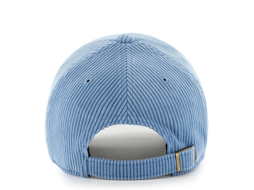 47 Brand New York Yankees Corduroy Montego Blue Base Runner Clean Up Strapback Cap
