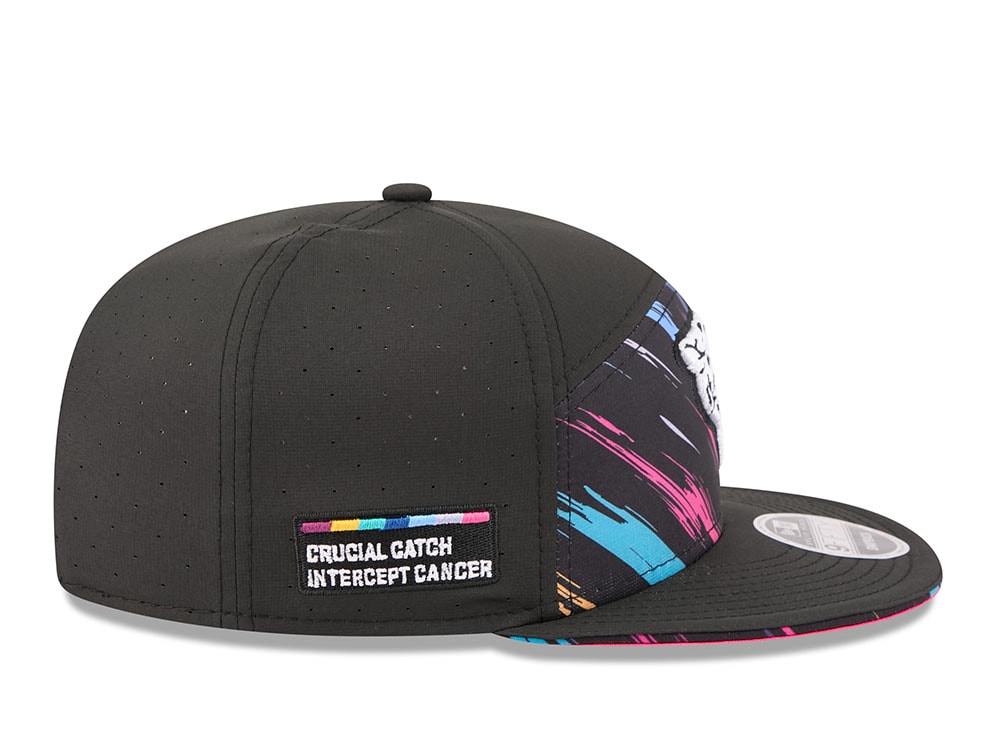 New Era Jacksonville Jaguars Crucial Catch 2026 Black Edition 9Fifty Split Panel Snapback Cap