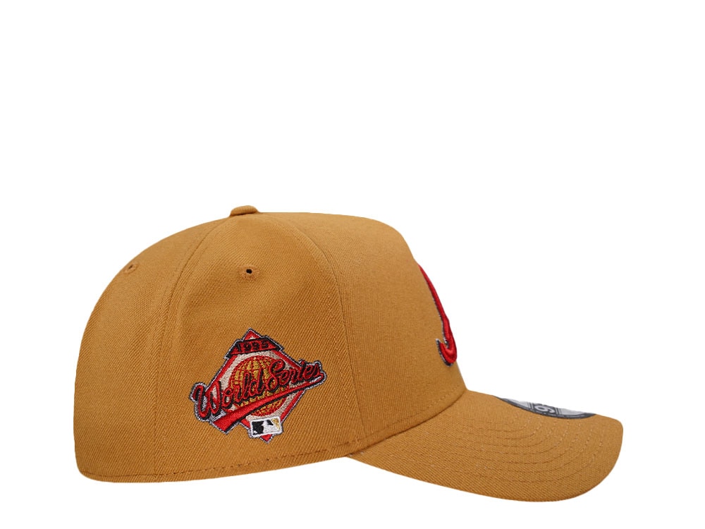 New Era Atlanta Braves World Series 1995 Panama Prime Edition 9Forty A Frame Snapback Cap