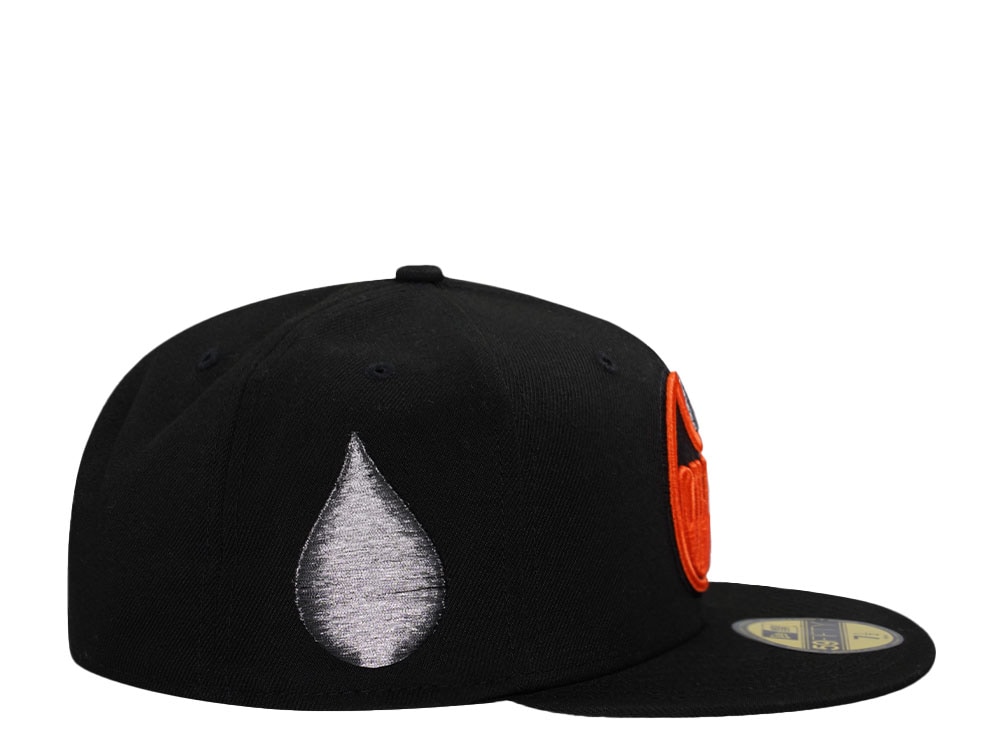 New Era Edmonton Oilers Black Drop Prime Edition 59Fifty Fitted Cap
