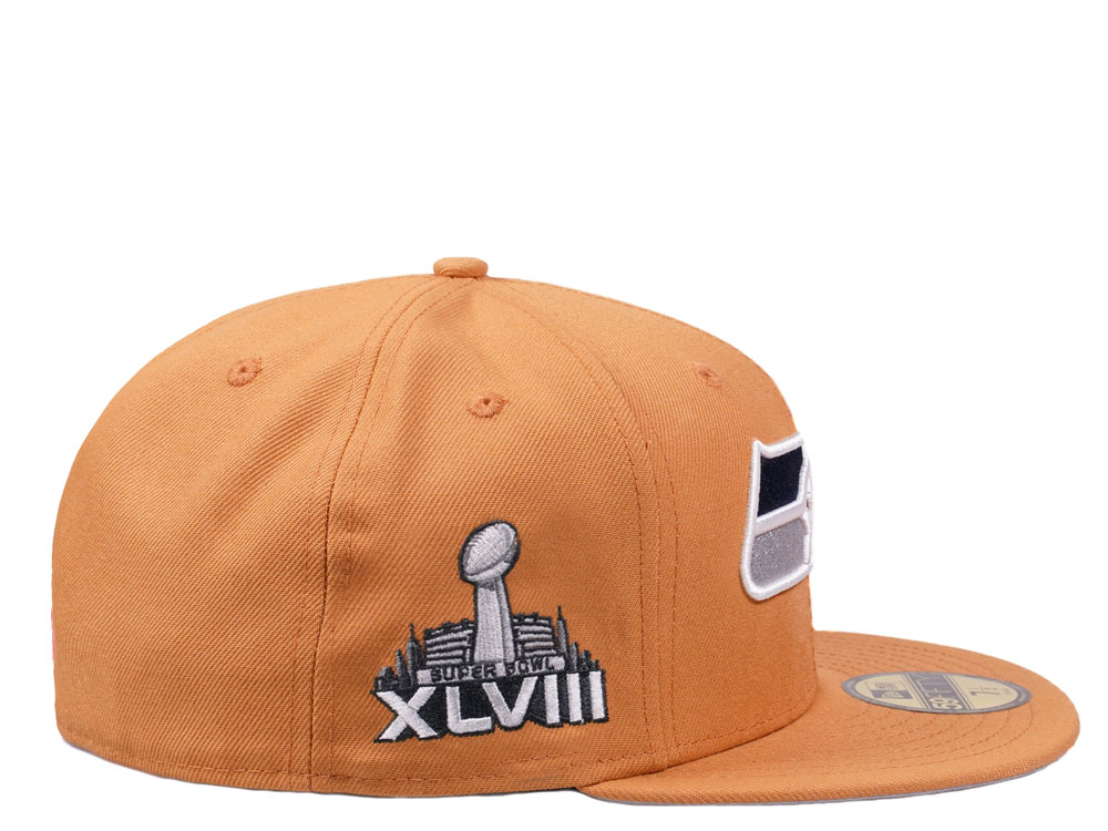 New Era Seattle Seahawks Super Bowl XLVIII Golden Memories Collection 59Fifty Fitted Cap