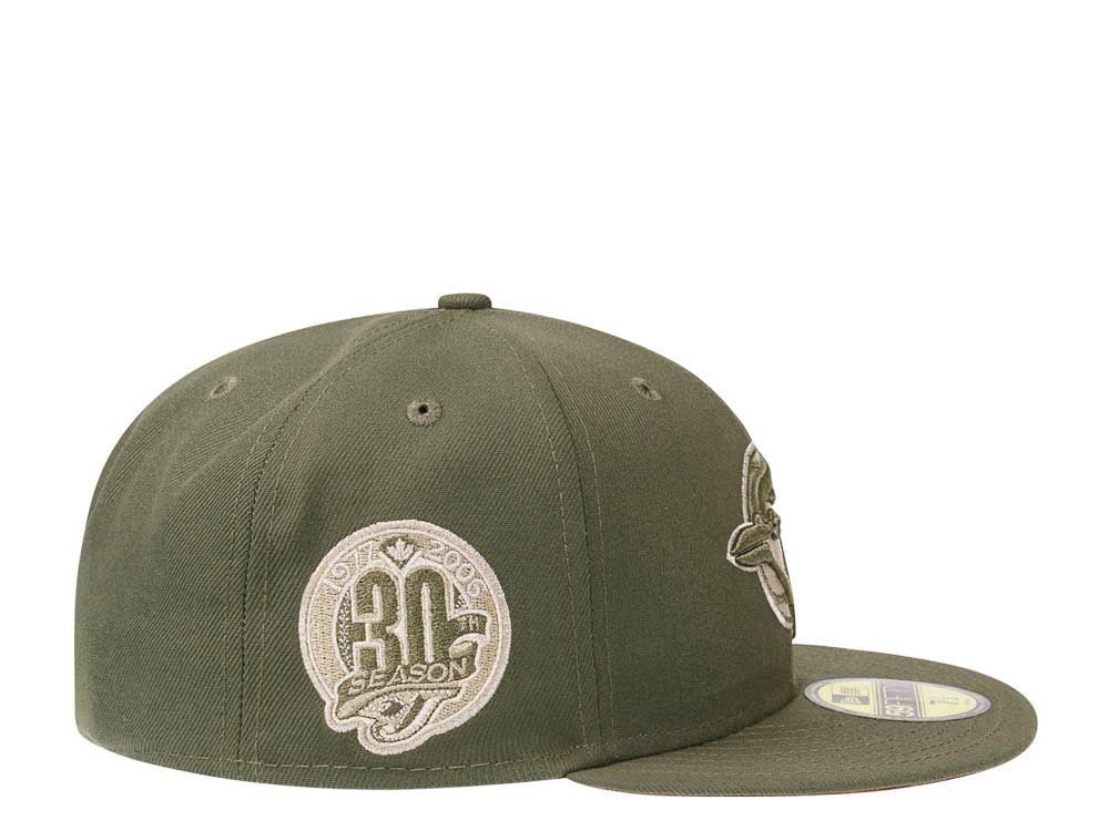 New Era Toronto Blue Jays 30th Season Olive Pinot Noir Edition 59Fifty Fitted Cap
