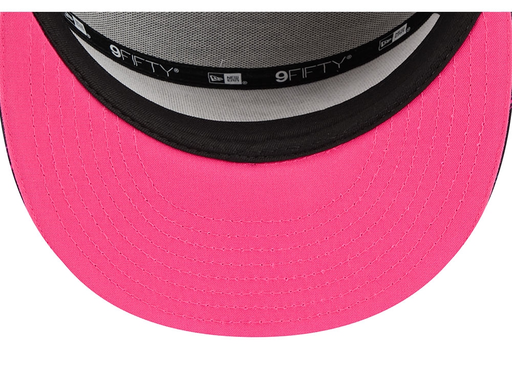 New Era Houston Texans Crucial Catch 2026 Black Edition 9Fifty Split Panel Snapback Cap