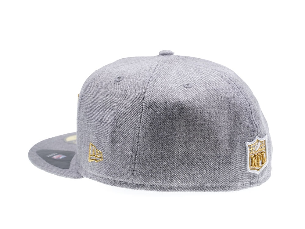 New Era New England Patriots Heather Gold Edition 59Fifty Fitted Cap