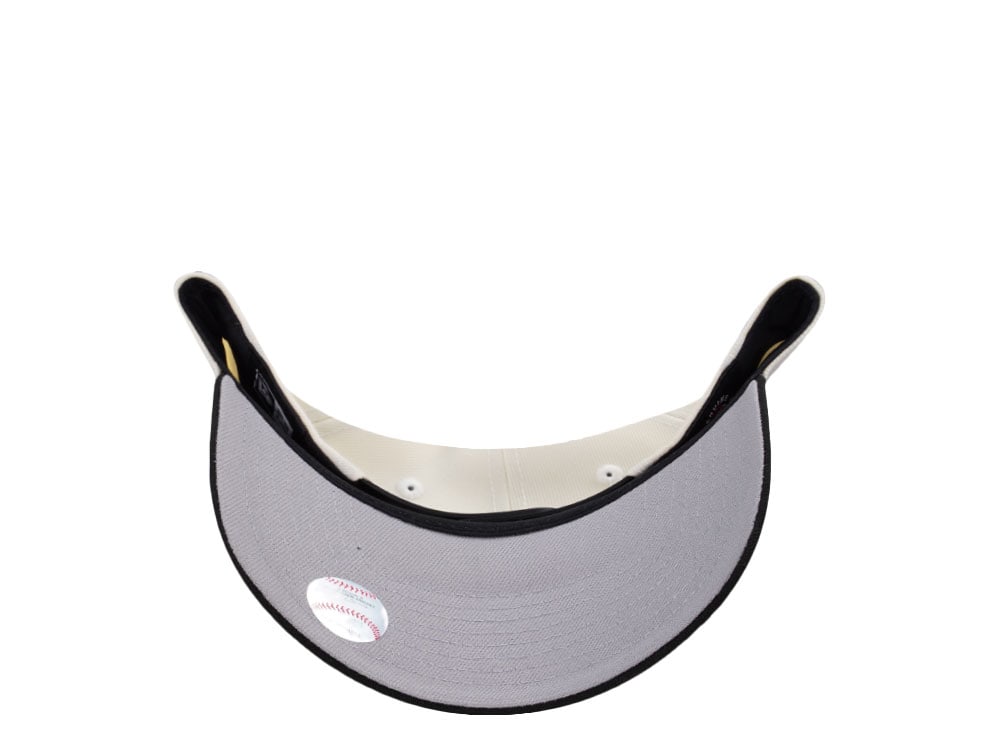 New Era Cleveland Guardians Chrome Black Two Tone Edition 9Forty A Frame Snapback Cap