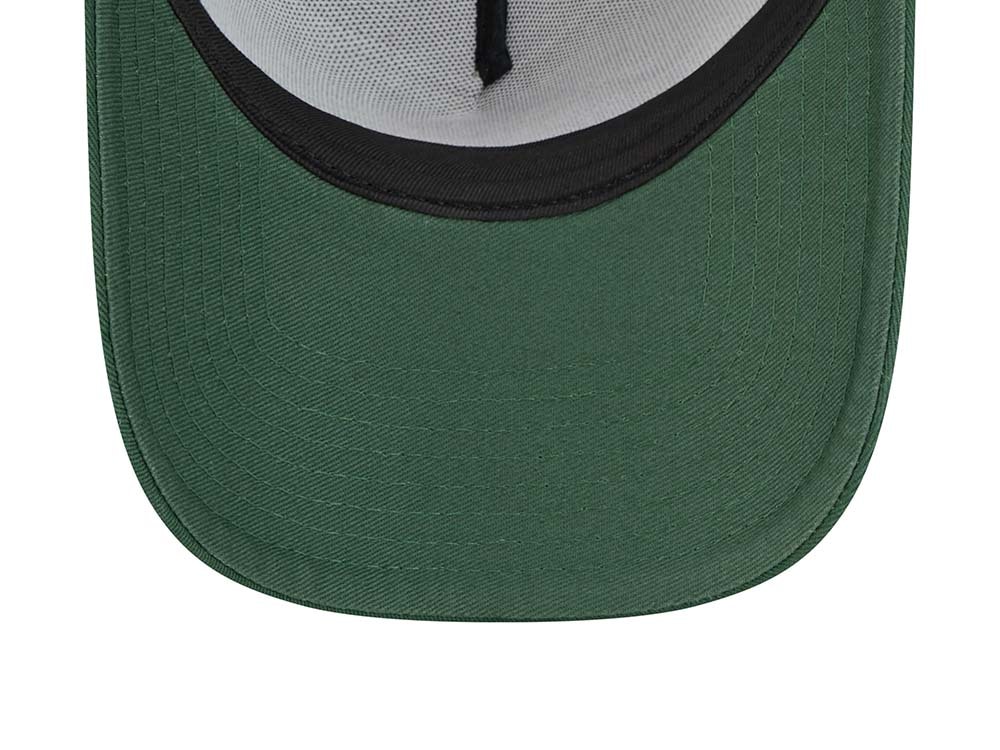 New Era Green Bay Packers Sideline 2024 9Forty A Frame Trucker Snapback Cap