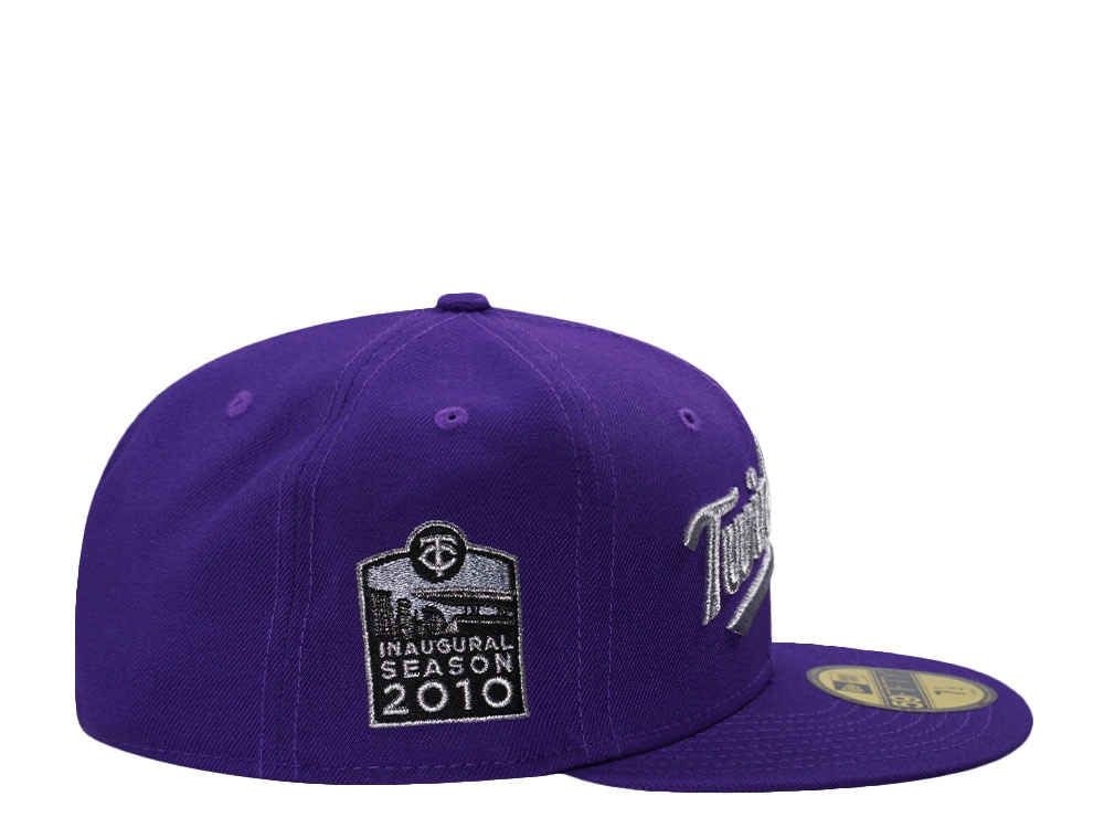 New Era Minnesota Twins Inaugural Season 2010 Purple Prime Edition 59Fifty Fitted Cap