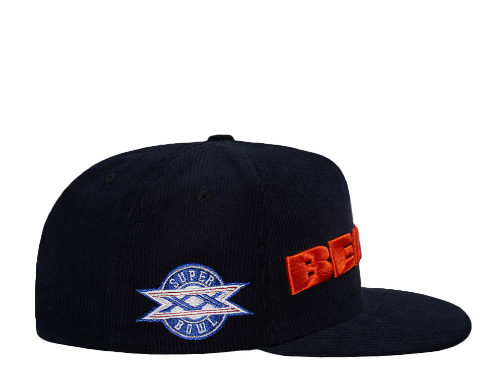 New Era Chicago Bears Corduroy Throwback Edition 59Fifty A Frame Fitted Cap