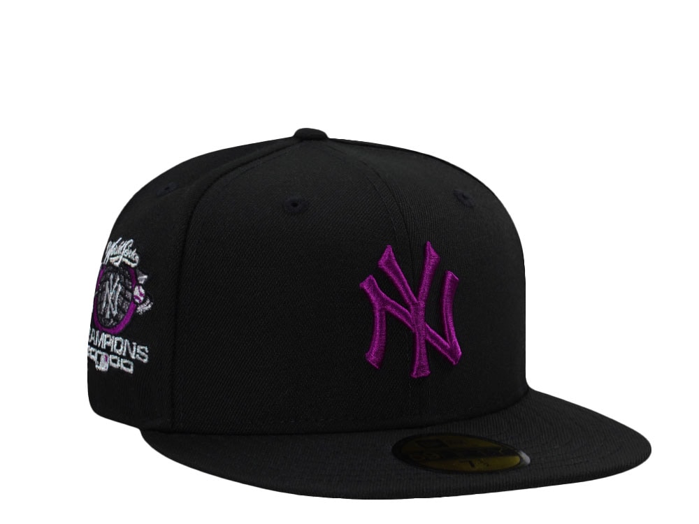 New Era New York Yankees World Series Champions 2000  Black Prime Edition 59Fifty Fitted Cap