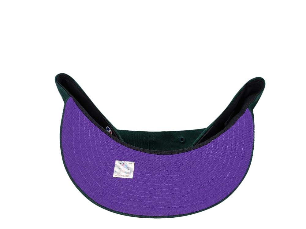 New Era Milwaukee Bucks Green Purple Classic Edition 59Fifty Fitted Cap