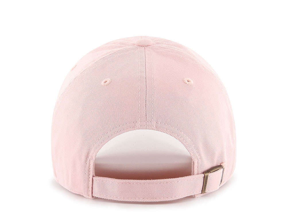 47 Brand New York Yankees Pink Clean Up Strapback Cap