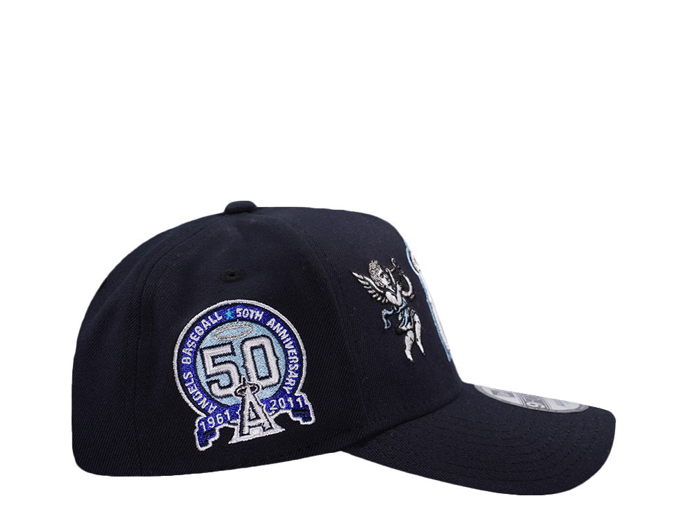 New Era Anaheim Angels 50th Anniversary Cupids Navy Prime Edition 9Forty A Frame Snapback Cap
