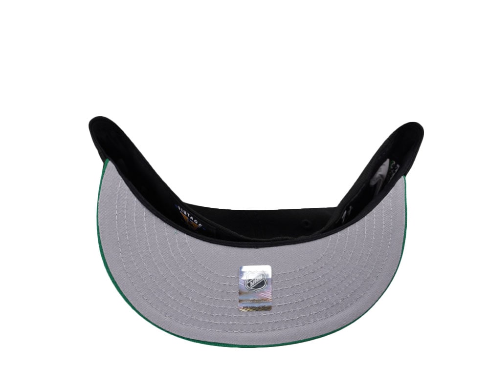 New Era Minnesota North Stars 25th Anniversary Black Two Tone Edition 59Fifty Fitted Cap