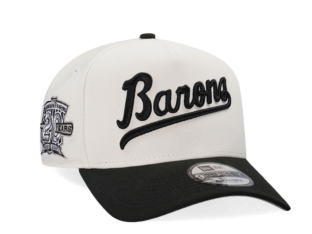 New Era Birmingham Barons 20 Years Chrome Two Tone Edition 9Forty A Frame Snapback Cap