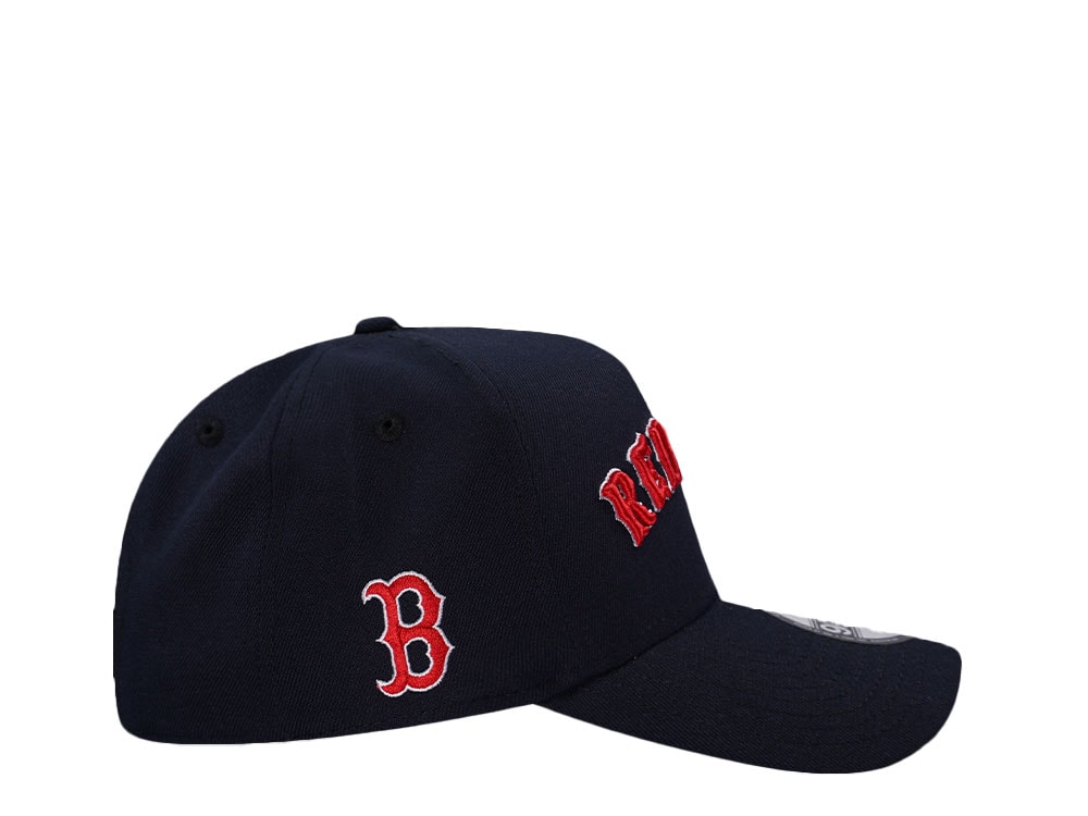 New Era Boston Red Sox Navy Classic Edition 9Forty A Frame Snapback Cap