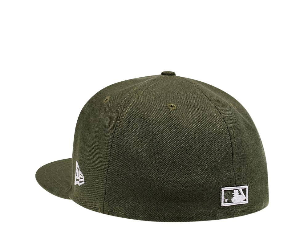 New Era Los Angeles Dodgers 100th Anniversary Rifle Green Edition 59Fifty Fitted Cap