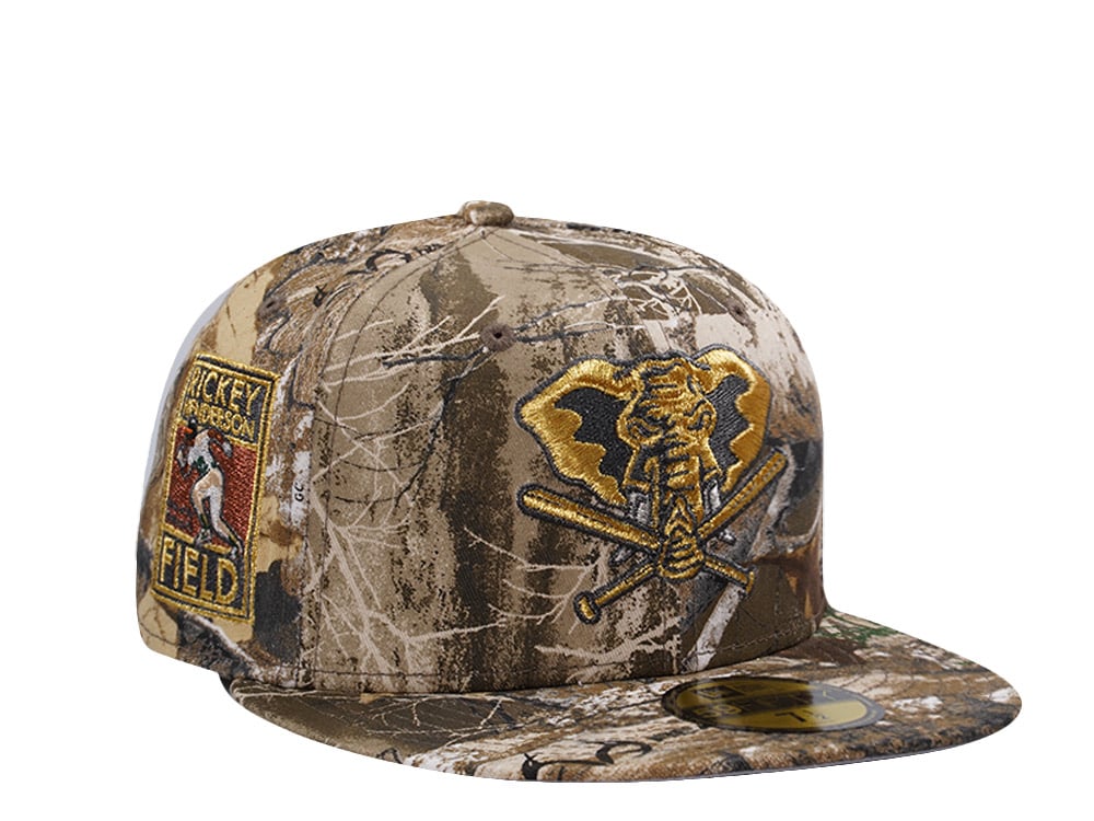 New Era Oakland Athletics Rickey Henderson Realtree Prime Edition 59Fifty Fitted Cap