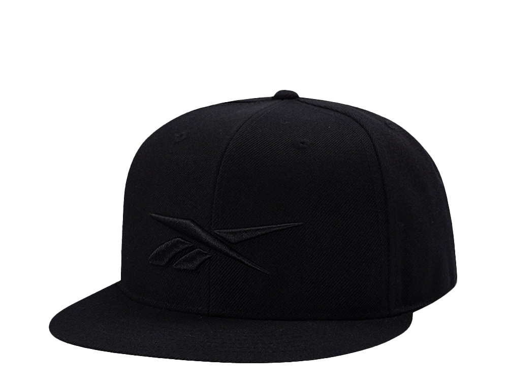 Reebok Logo Black Strapback Cap
