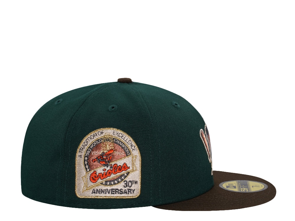 New Era Baltimore Orioles 30th Anniversary Copper Two Tone Edition 59Fifty Fitted Cap