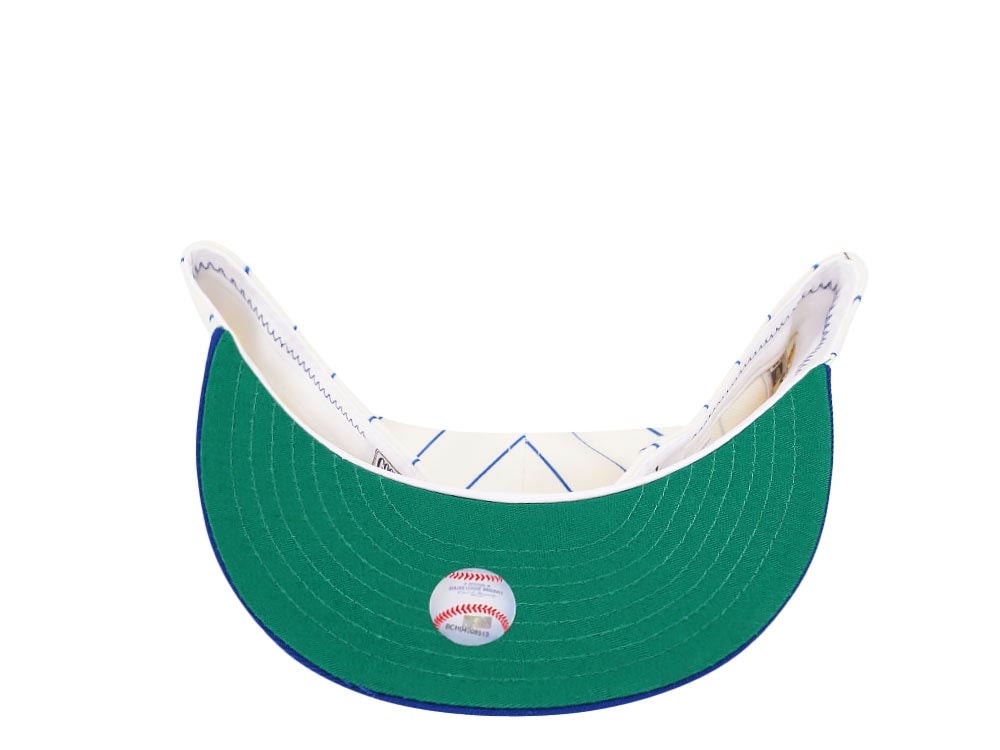 New Era Milwaukee Brewers 50th Anniversary Pinstripe Heroes Elite Edition 59Fifty Fitted Cap