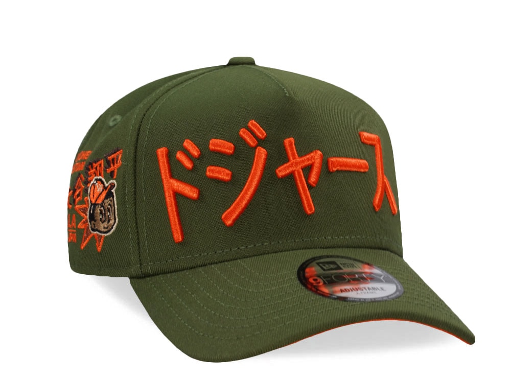 New Era Los Angeles Dodgers Shohei Ohtani Rifle Green Edition 9Forty A Frame Snapback Cap