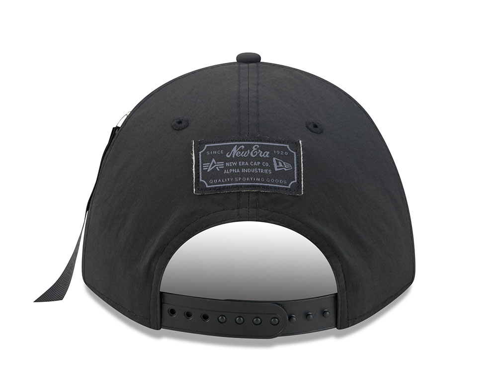 New Era Alpha Industries Chicago White Sox Black Prime Edition 9Forty M Crown A Frame Snapback Cap
