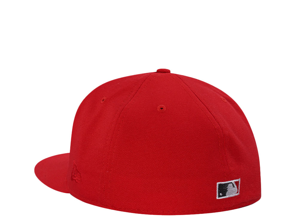 New Era Texas Rangers All Star Game 1995 Liquid Metal Red Edition 59Fifty Fitted Cap