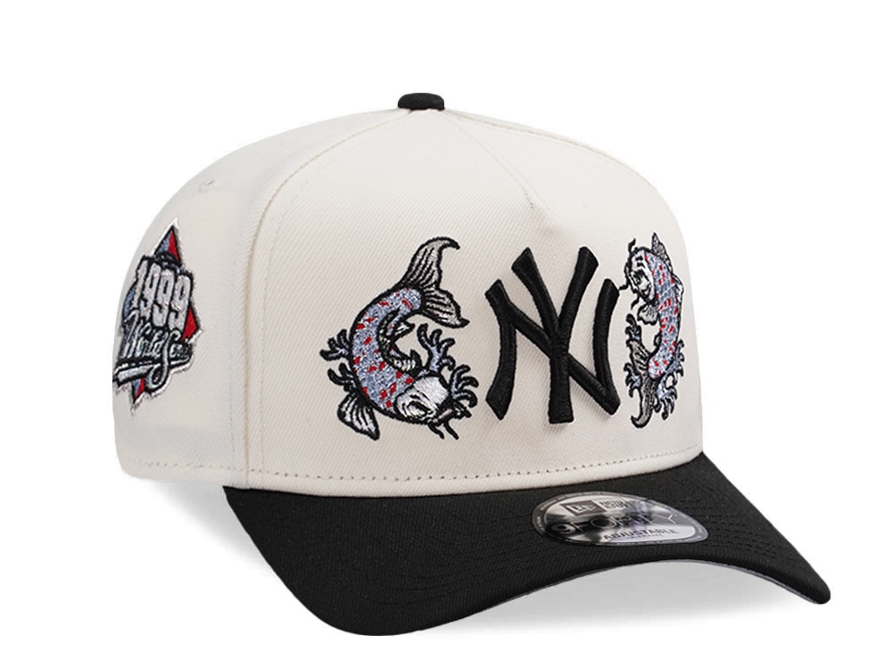 New Era New York Yankees World Series 1999 Chrome Two Tone Edition 9Forty A Frame Snapback Cap