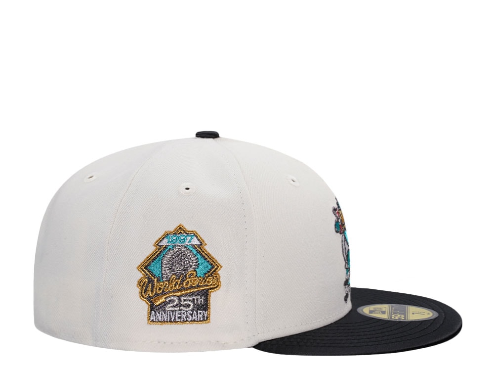 New Era Miami Marlins World Series 1997 Chrome Satin Brim Edition 59Fifty Fitted Cap