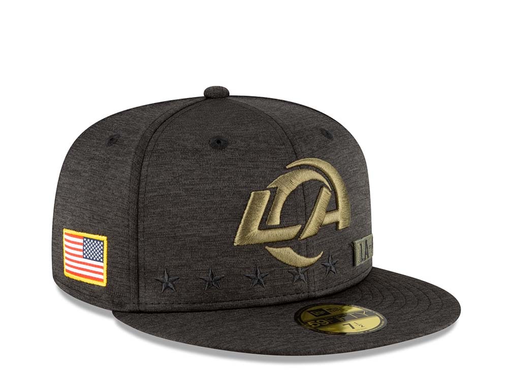 New Era Los Angeles Rams Salute to Service 2020 Fitted 59Fifty Cap