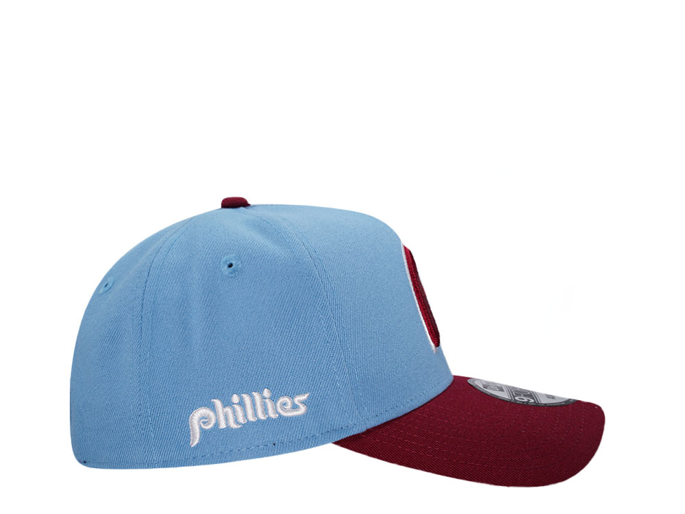 New Era Philadelphia Phillies Sky Blue Two Tone Edition 9Forty A Frame Snapback Cap