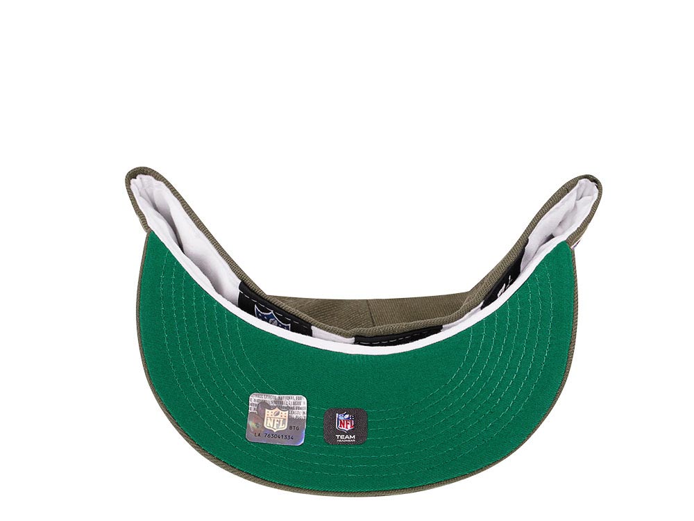 New Era New York Giants Super Bowl XLII Olive Throwback Edition 59Fifty Fitted Cap
