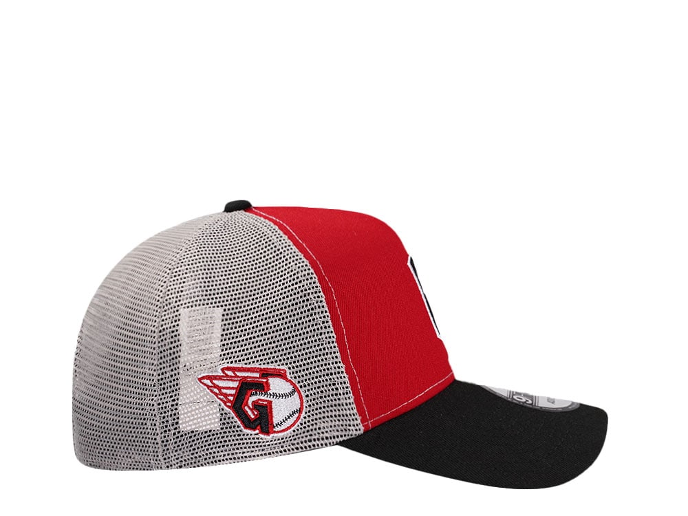 New Era Cleveland Guardians Two Tone Edition A Frame Trucker Snapback Cap
