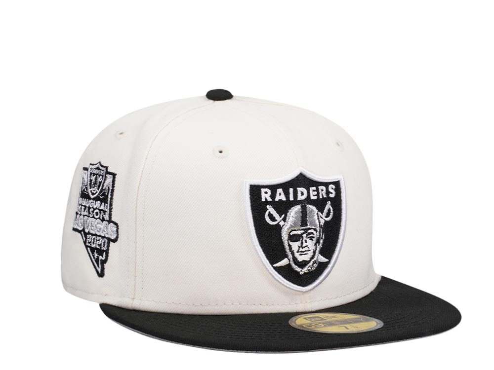 New Era Las Vegas Raiders Inaugural Season 2020 Chrome Two Tone Edition 59Fifty Fitted Cap