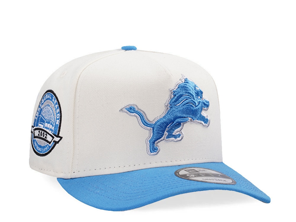 New Era Detroit Lions Inaugural Season Chrome Two Tone Edition 9Fifty A Frame Snapback Cap