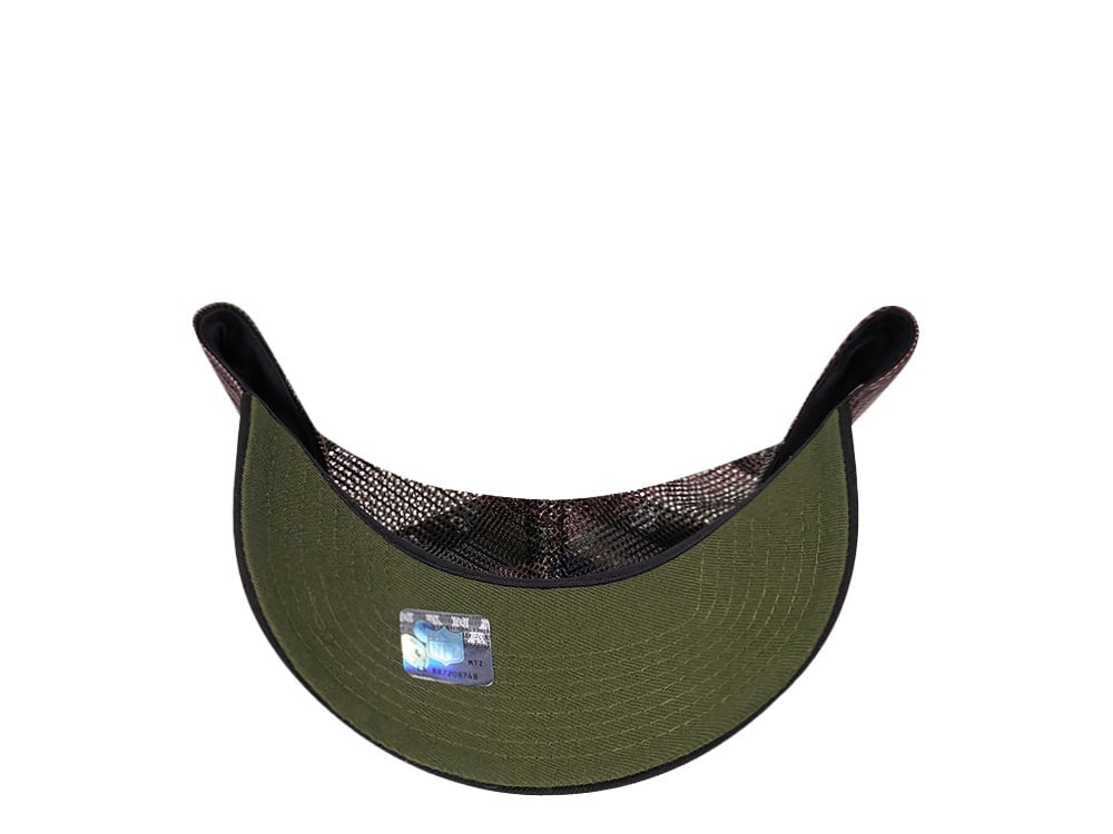 New Era Carolina Panthers Camo 9Forty A Frame Trucker Snapback Cap